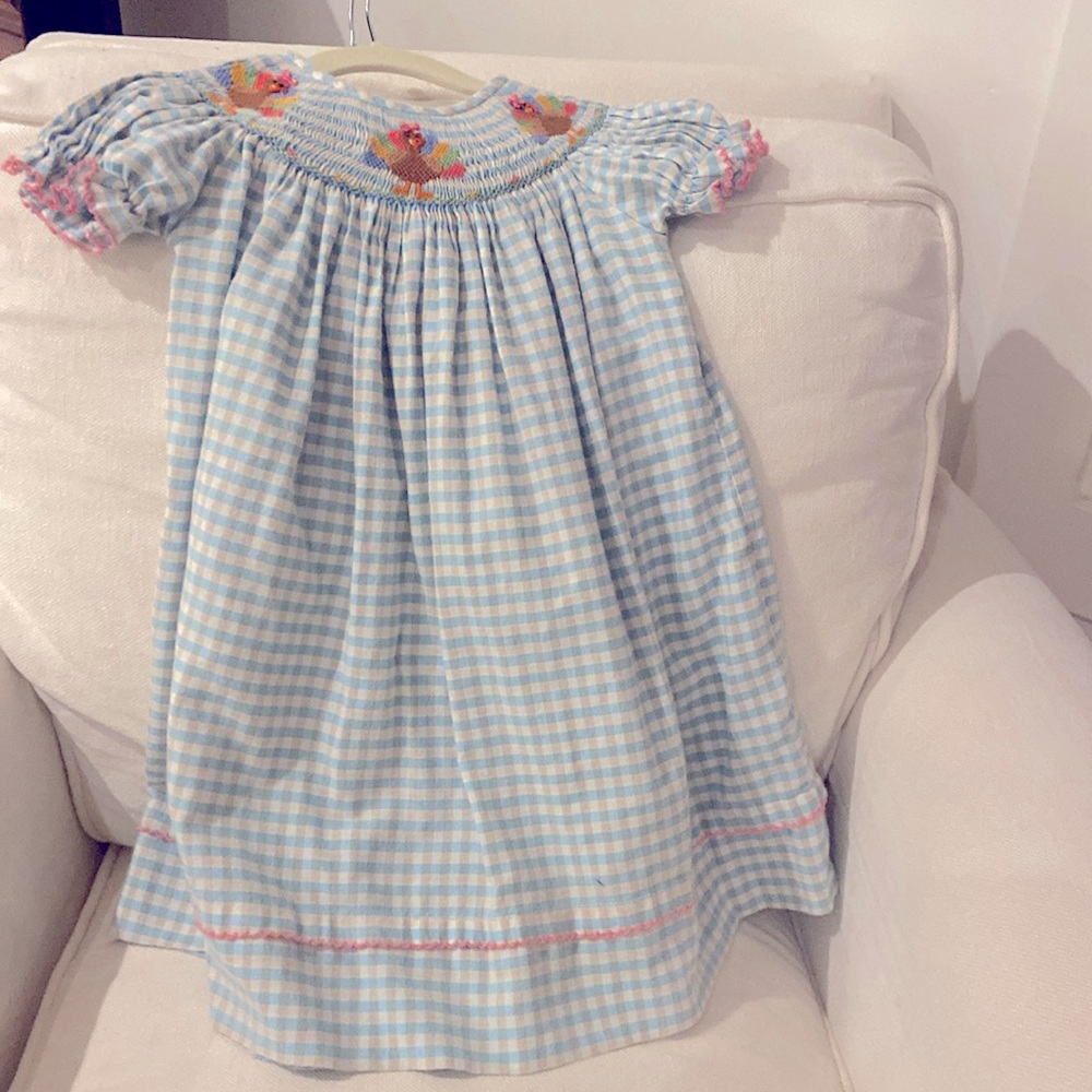 Girl’s gingham dress
